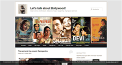 Desktop Screenshot of letstalkaboutbollywood.com